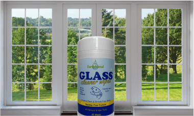 Our amazing glass cleaner wipes