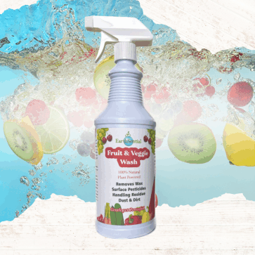 non-toxic cleaning solutions with EarthSential fruit & veggie wash