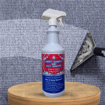 non-toxic cleaning solutions with EarthSential, carpet cleaning and spot remover