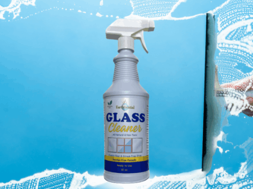 non-toxic cleaning solitions with EarthSential. Glass Cleaner