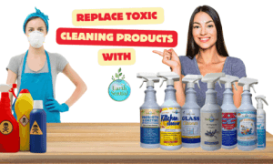 replace toxic cleaners with EarthSential for safe cleaning around children and pets