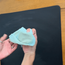 the filth on the micro fiber cloth, how to clean a mouse pad