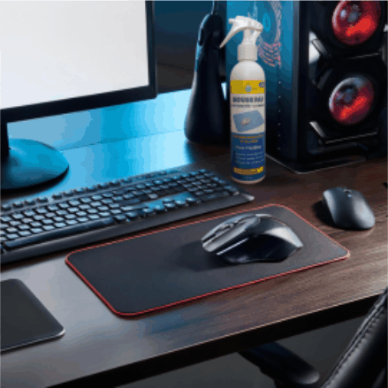 how gamers clean their mousepad