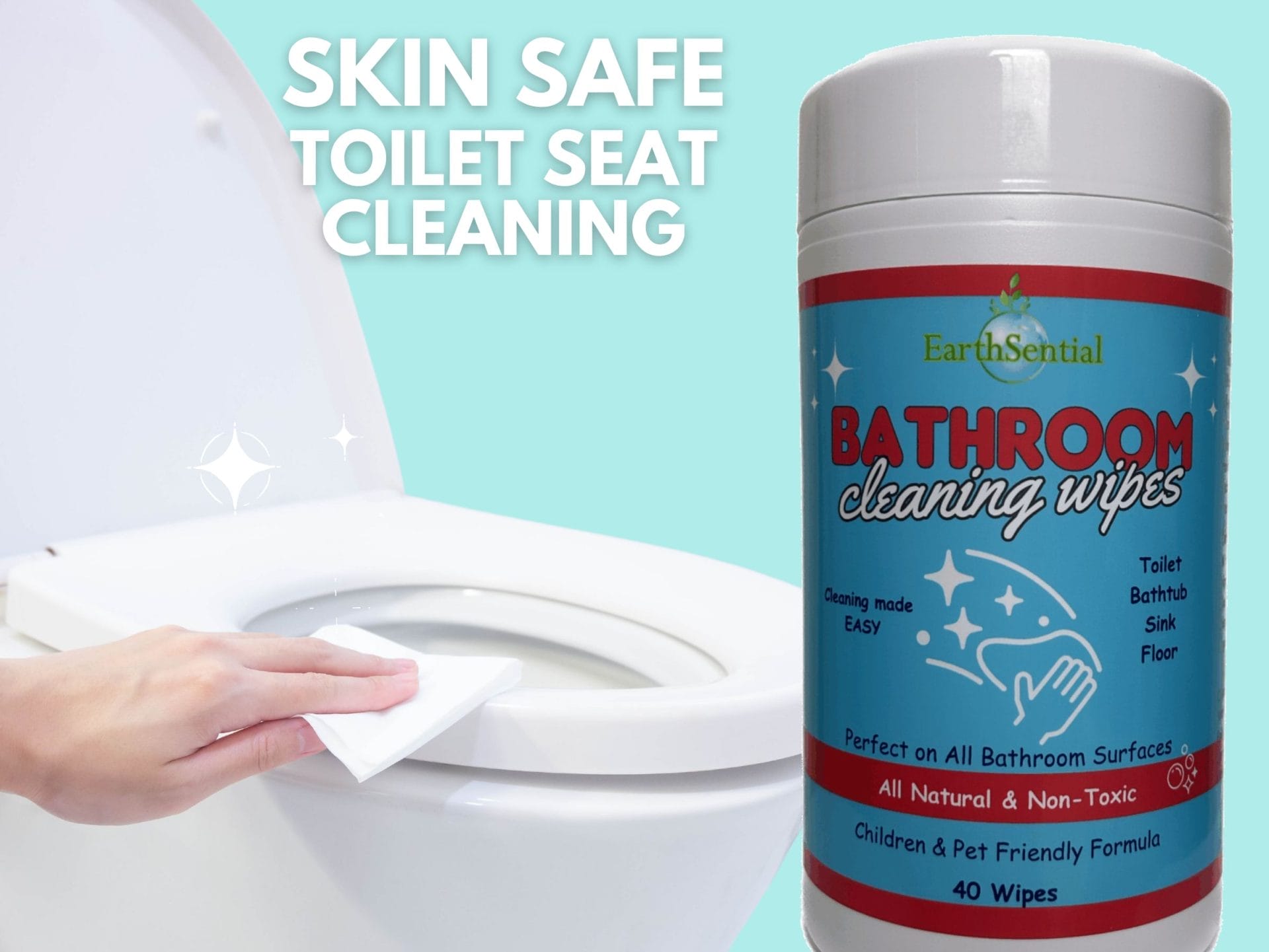 skin safe cleaning with earthsential