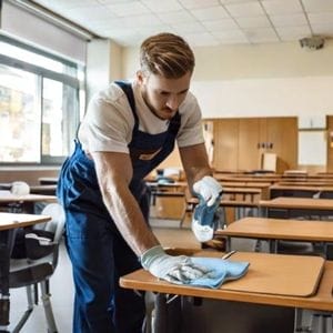 transforming schools with green cleaners