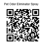 Pet Odor Elimi-qrcode pet odor eliminator spray