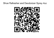 shoe refresher and deodorizer spray qr code