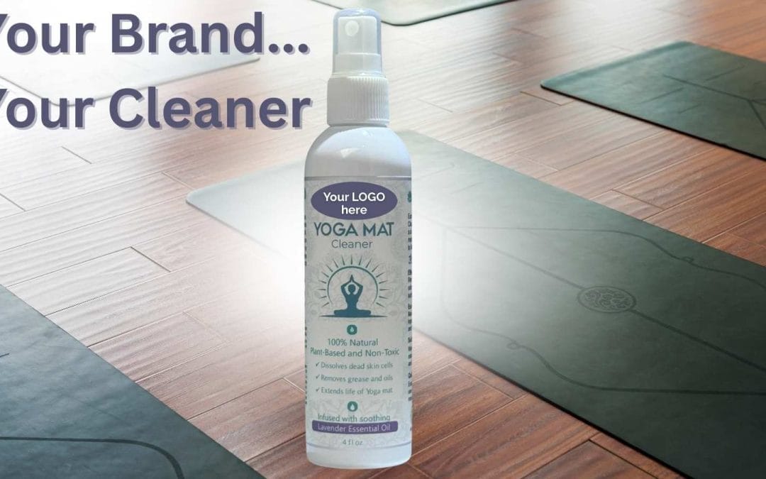 private label yoga mat cleaner