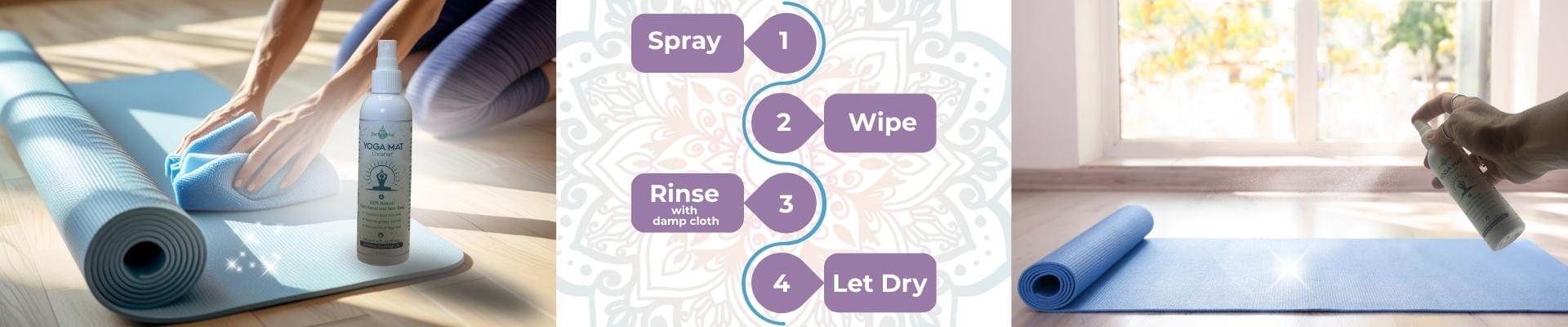 yoga mat restorative cleaner earthsential