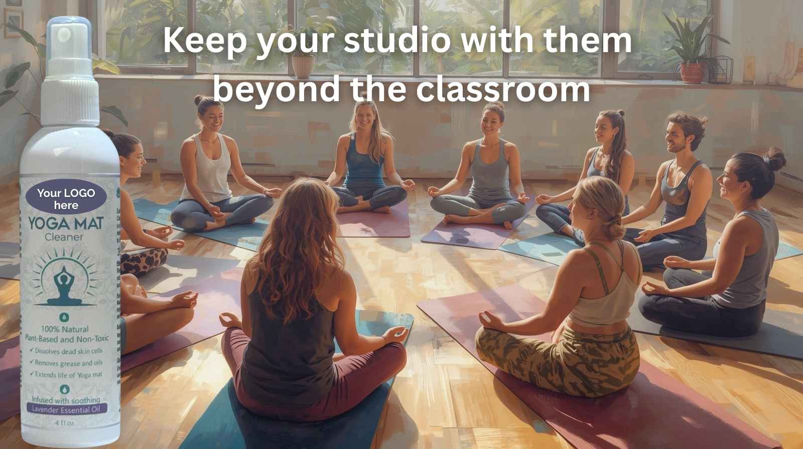 Private Label Yoga Mat Cleaners for Studios