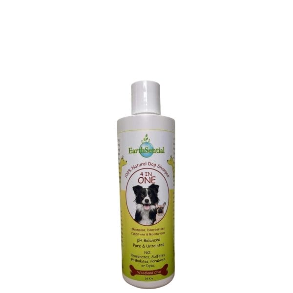 earthsential 4 in one dog shampoo