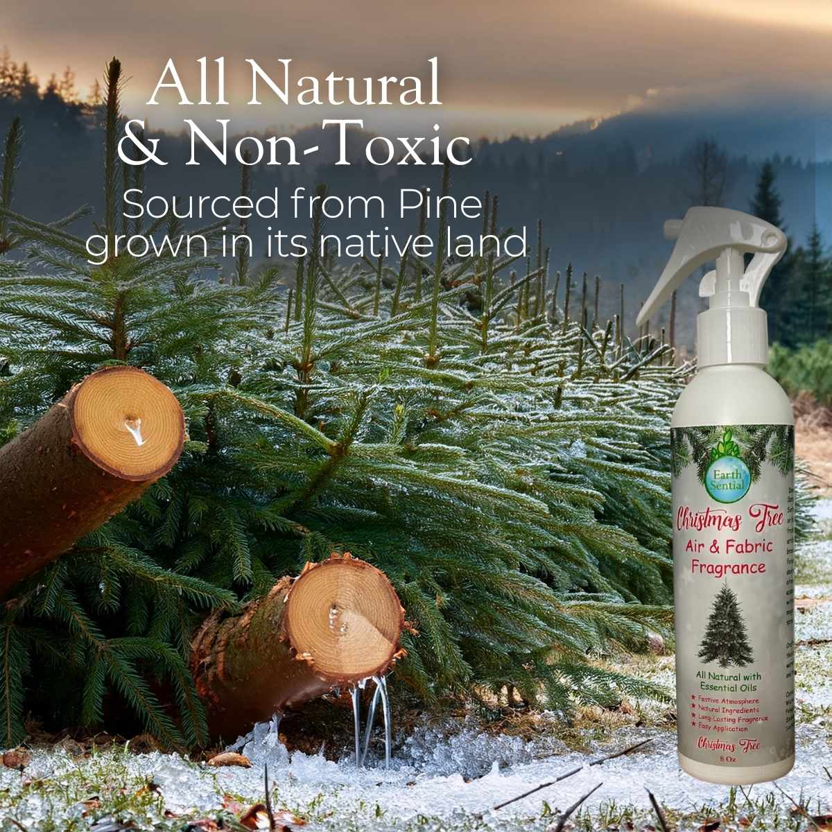 Christmas Tree Air and Fabric Fragrance Spray 2 Christmas tree room spray