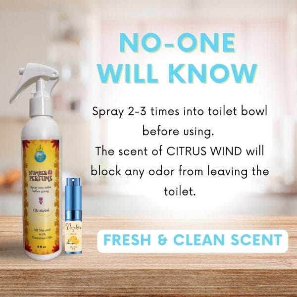 Number 2 perfume toilet spray