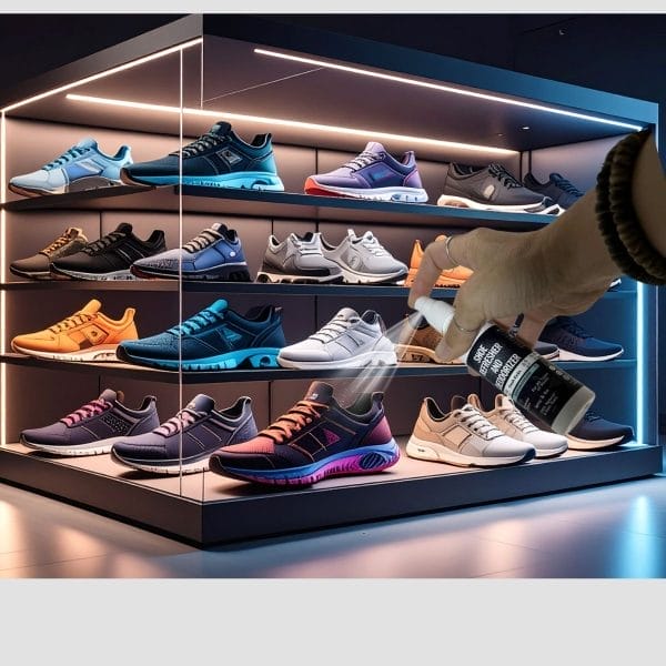 Shoe refresher and deodorizer spray