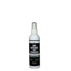 Shoe refresher and deodorizer spray