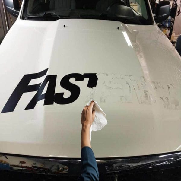 Sticker and adhesive remover wipes