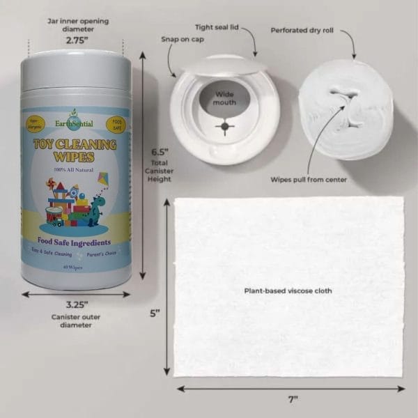 EarthSential Toy Cleaning Wipes