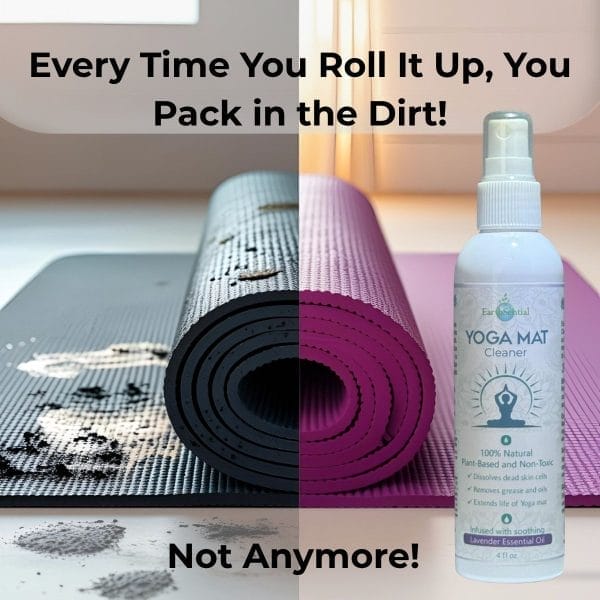 Yoga mat cleaner