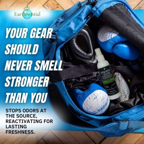gym bag + gear refresher and deodorizer