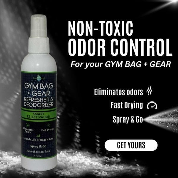 gym bag + gear refresher and deodorizer