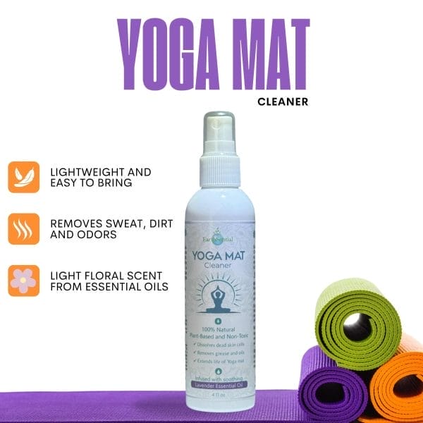 Yoga mat cleaner