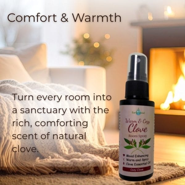 warm and cozy clove room spray