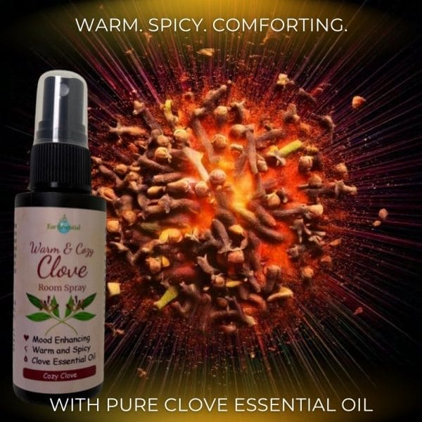 warm and cozy clove room spray
