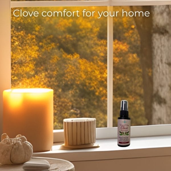 warm and cozy clove room spray