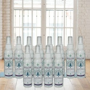 natural rubber yoga mat cleaner case