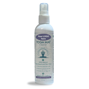 private label PVC and TPE yoga mat cleaner case